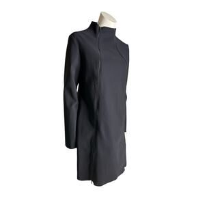 M2057 by Maria Pinto Jacket Women's Medium Black Double Two Way Zippers MadeUSA